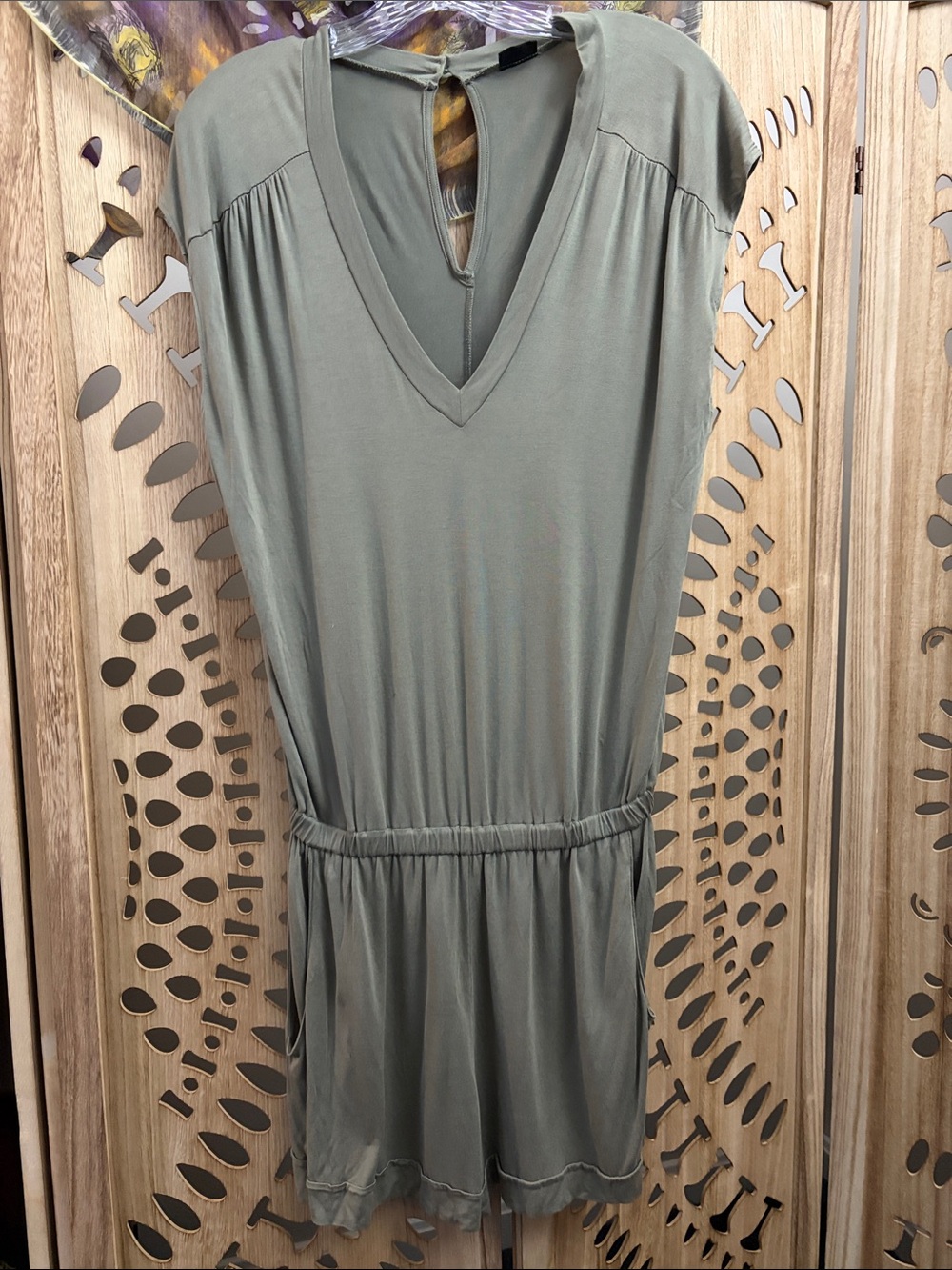 LIKE NEW - olive green romper - LASCANA for Venus - size 4
